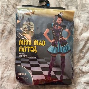 Women’s Miss Mad Hatter costume.